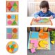thumbnail image 3 of Juguetes De Educación Niños De Educación - 1 Estilo 1 CUTICAT Bloque de rompecabezas de geometría, 3 of 8