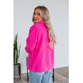 thumbnail image 5 of Ania Teddy Coat - Fuchsia, 5 of 5
