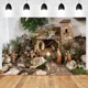 thumbnail image 3 of Fondo de escena de la natividad de Navidad con el nacimiento de Jesús, la Santa Cruz y la Biblia, perfecto para estudio fotográfico, decoración de pared, 3 of 5