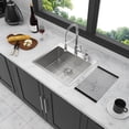 thumbnail image 6 of 28x22x10 Inches, 16 Gauge 304 Stainless Steel Kitchen Undermount Single Bowl Sink., 6 of 8