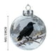 thumbnail image 3 of Herunwer Winter Birds Christmas Glass Bauble Collection, Nature’s Birds Crystal Glass Ornament, Cute Hummingbird Christmas Tree Ornaments, 3 of 6