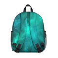 thumbnail image 3 of Colorful Starry Sky and Universe Backpack for School, Cute School Bag with Adjustable Shoulder Straps and Padded Back, 13.8"x11.4"x6", 3 of 5
