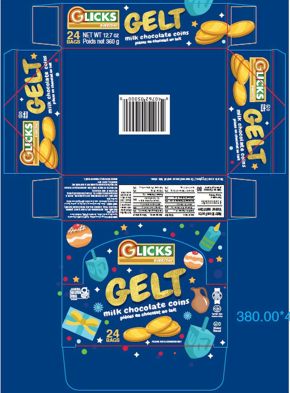 Glicks Coins Chocolate