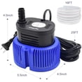 thumbnail image 3 of Pool Cover Pump above Ground - Submersible Water Sump Pump Swimming Water Removal Pumps, with Drainage Hose & 25 Feet Extra Long Power Cord, 850 GPH inGround, 3 Adapters, 3 of 9