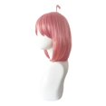 thumbnail image 3 of Peluca sintética corta y recta para cosplay de anime color rosa, 3 of 6