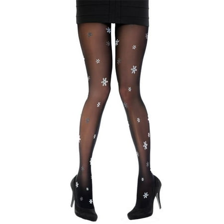 Pretty Polly Holiday All Over Snowflake Tights