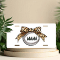 thumbnail image 6 of 1 Pcs 2D Flat License Plate Covers & Frames, Baseball with Bow and Mama For Decorative Front, Waterproof For Decoration Aluminum License Plate Covers & Frames Cover For Men Women, 12" X 6", 6 of 7
