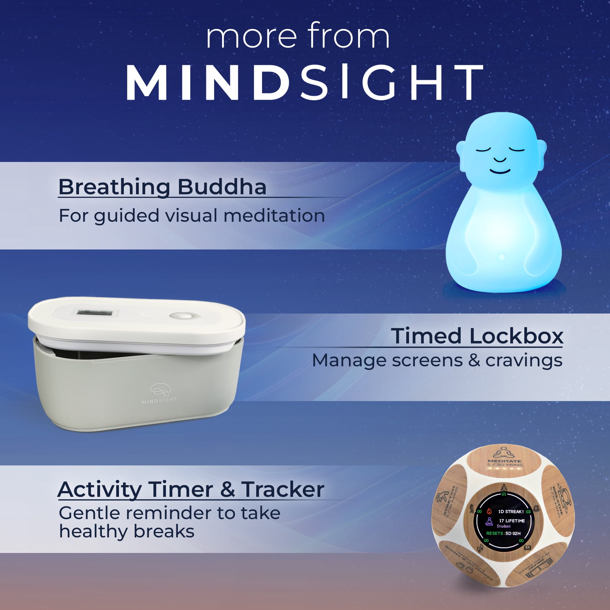 Mindsight DriftBand Sleep Mask with Bluetooth Headphones, Blackout Eye Mask with Memory Foam, Adjustable Ultra Thin Speakers, Rechargeable for Sleep and Travel