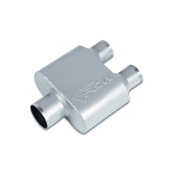 Street Flow Muffler 3DUAL 2.25OUT 7BODY