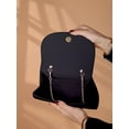thumbnail image 4 of RUMANLAND Women's Patent Leather Evening Bag, Top Handle Clutch Purse with Glossy Finish and Elegant Structured Design, 4 of 7
