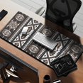 thumbnail image 2 of Long Mouse Pads for Desk,Brown Triangular Geometric Pattern Desk Mats on Top Of Desks, Desk Mouse Pad Extra Large with 3mm Non-Slip Base and Stitched Edge for Gaming,Office,Work,Home 35.4"x15.7", 2 of 6