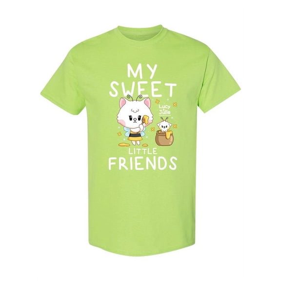 Lucy And Julie My Sweet, Little Friends T-Shirt Women -Electural Designs, Female Small
