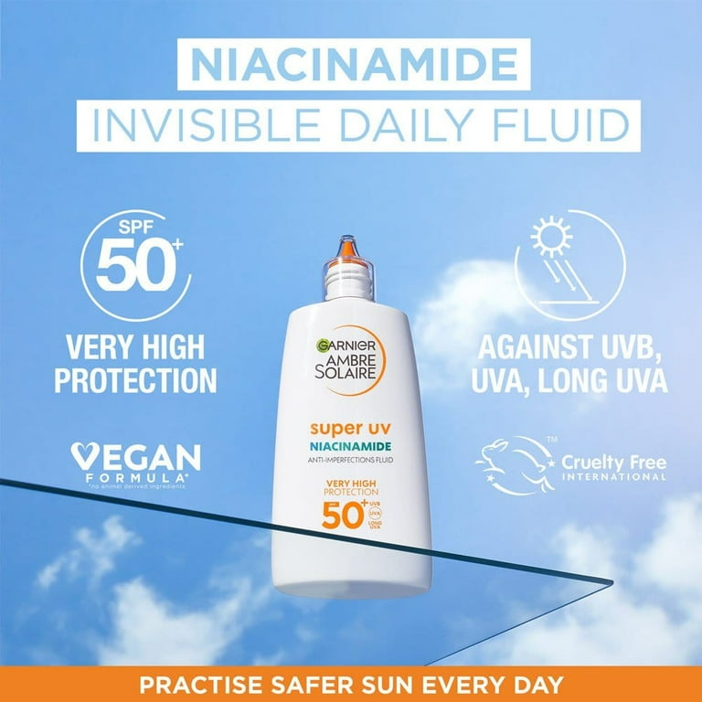 Garnier Ambre Solaire Super UV Niacinamide Facial SPF50+ Cream