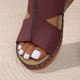 thumbnail image 4 of WILLBEST Sandalias Dama Sandalias Casuales Cómodas Para Mujer, Zapatos De Tacón De Cuña Con Punta Abierta Para Caminar A Diario Al Aire Libre, Verano, Primavera Y Otoño, 4 of 8