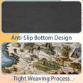 thumbnail image 4 of Map Section Square Desk Pad Mouse Pad, 8.3x9.8 Inch Non-Slip Rubber Bottom Printed Mousepad for Office and Gaming, 4 of 6