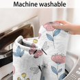 thumbnail image 5 of Pioneer Flower Floral Print Pattern Bathroom Rugs Mat, Non Slip Microfiber Bathroom Rug with Rubber Backing, Soft Mats for Bathroom Floor Tub Shower, 24"x60", 5 of 5