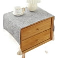 thumbnail image 6 of Bedside Table Cover Cloth Tablecloth, Non-Slip Dustproof TV Cabinet Refrigerator Washing Machine Cover Towel Universal Small Square Towel, 6 of 8