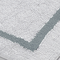 Modern Threads Geometric Silver Cotton Indoor Rug Runner, 2' x 5'