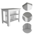 thumbnail image 5 of Delos Kitchen Island, Four Legs, Three Shelves, 5 of 5