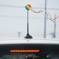 thumbnail image 2 of 2 Pcs Décorations d'Antenne de Voiture Forme Ronde Multicolore Design Élégant pour Personnalisation Extérieure du Véhicule, 2 of 9