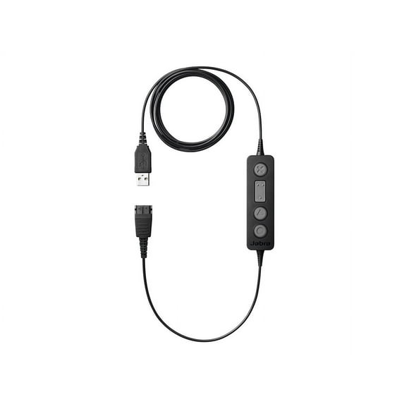 Jabra LINK 260 - Headset adapter - USB male to Quick Disconnect - for BIZ 2300 Duo, 2300 MS QD Mono, 2300 QD Mono, 2400 Duo, 2400 Mono Headband