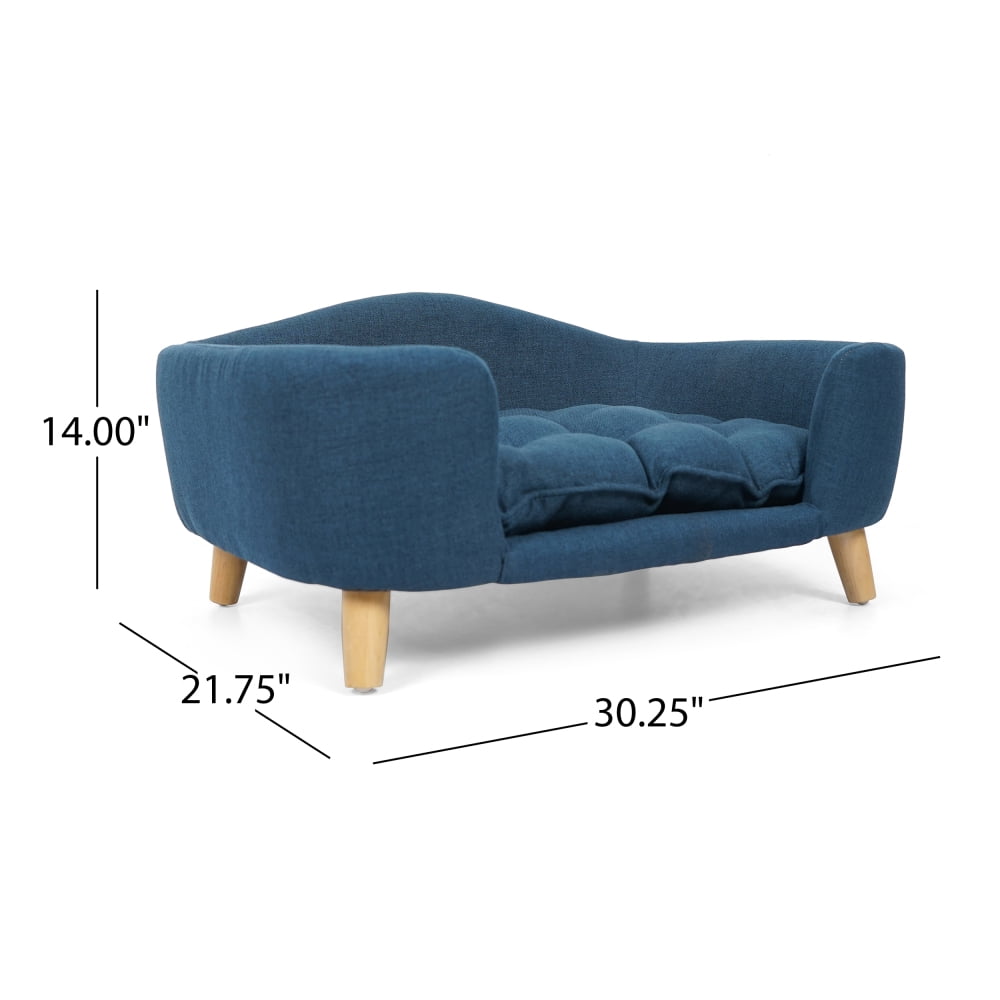 Premium Large Dog Sofa Bed Dog Couches Luxury Leather Dog Couches with Removable Washable Cushion Pet Outdoor Furniture