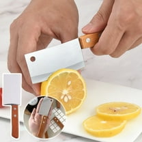 CheAAlet Miniature Gourmet Butter Cheese Knife - Stainless Steel Fruit Knife for Cheese, Pizza & More | Compact, Stylish & Versatile Kitchen Tool with Ergonomic Handle | Unique Gift Idea Brown