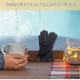 thumbnail image 4 of Guantes cálidos de invierno para mujer con dedos sensibles a la pantalla táctil Guantes de gamuza de otoño e invierno, 4 of 5