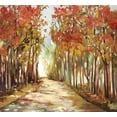 thumbnail image 2 of Pearce, Allison 16x15 Gold Ornate Wood Framed with Double Matting Museum Art Print Titled - Sunny Path, 2 of 4
