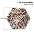 thumbnail image 2 of Kdxio Watercolor Zebra Funny Coasters,4 Pcs Leather Coasters,Housewarming Gifts,Protect Furniture from Water Marks Scratch and Damage, 2 of 6