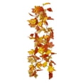 thumbnail image 2 of Autumn Maple Leaf Berry Pumpkin Garland Window Wicker Decoration Door Hang, 2 of 2