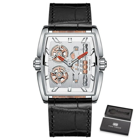 Men's Watches Quartz Watch Wrist Men Stainless steel mesh belt or Leather Strap 30m Waterproof