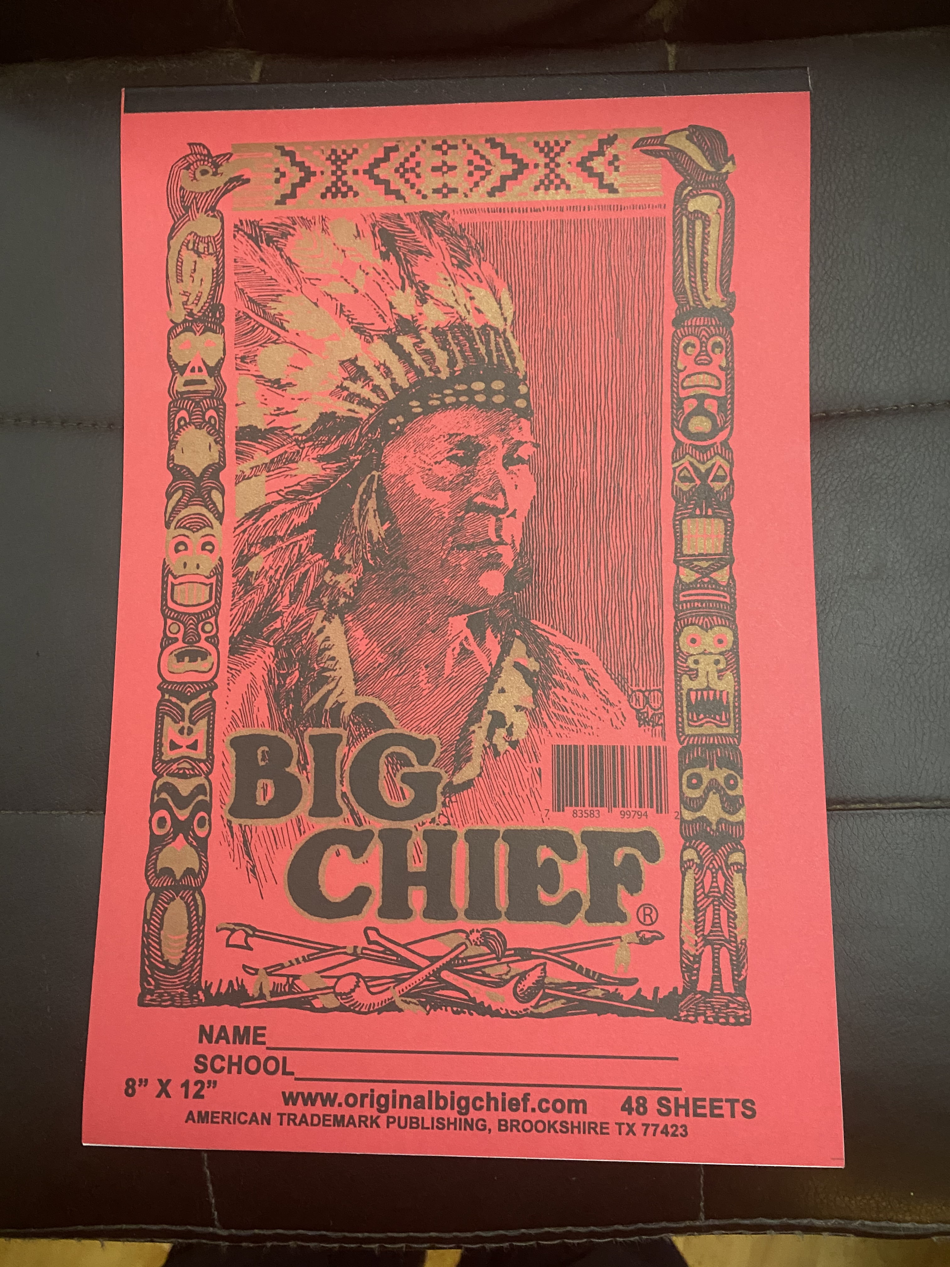 Southwest Big Chief Tablet - Walmart.com