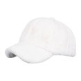 thumbnail image 3 of Gfyviroh Flock Baseball Cap for Men Women Soft Fuzzy Warm Hat Solid Color Trendy Go Out Hat, 3 of 5
