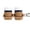 D, variant on Coffee Cup Keychain - Mini 2-Cup Coffee Carrier Charm Key Ring with Lobster Clasp, Compact Size, Silicone Material for Bag Decor, Coffee Lover Gift & Daily Accessory