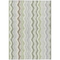 thumbnail image 2 of Addison Rugs Chantille Indoor/Outdoor Transitional Stripes Aloe Machine Washable Rectangle Rug, 3' x 5', 2 of 8