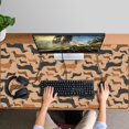 thumbnail image 4 of Long Mouse Pads for Desk,Retro Style Dachshunds Desk Mats on Top Of Desks, Desk Mouse Pad Extra Large with 3mm Non-Slip Base and Stitched Edge for Gaming,Office,Work,Home 47.3"x23.6", 4 of 6