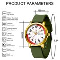 thumbnail image 3 of Blekon Nurse Watch Metal Round Adult Timepiece, Red Pulsometer, Easy Read Dial, Water Resistant, 3 of 5