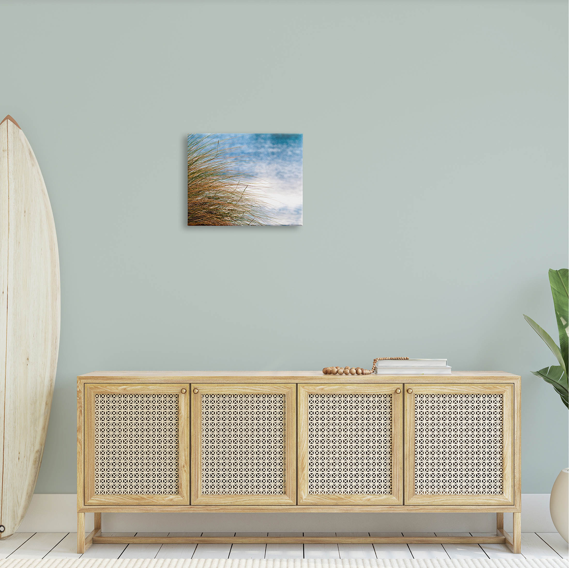 Stupell Industries Summer Beach Reed Grass Photography Photograph Gallery Wrapped Canvas Print Wall Art, Design by Mary Lou Photography