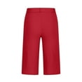 thumbnail image 5 of ABATAB Women's Bermuda Shorts Lightweight Casual Lounge Shorts Wide Leg Baggy Golf Hiking Travel Shorts with Pockets, 5 of 7