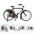 thumbnail image 3 of Miniature Bike Modeling Craft Old-fashioned Bike Figurine Home Desktop Adornment, 3 of 9
