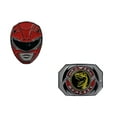 thumbnail image 5 of Power Rangers Red Ranger Mask and Emblem 2 Pack Enamel Pin set, 5 of 7
