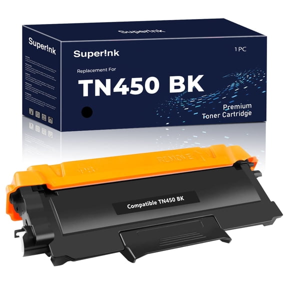 Compatible Brother TN450 Black Toner Cartridge By Superink