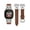Brown/Siliver, variant on Wearlizer Leather Band Compatible with Sense Bands/Versa 3 Bands/Versa 4 Band/Sense 2 Band Women, Dressy Leather Strap with D-Shape Metal Buckle for Versa 3/Versa 4 Smartwatch