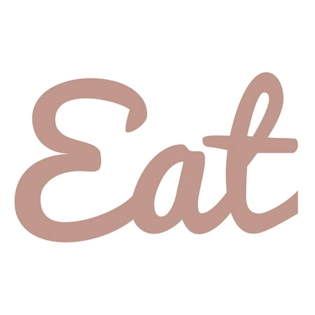 Eat Wall Decor Eat Distressed & Painted Cutout Wall Monogram Ready To Hang Vintage Home Decor (Plastic) ()