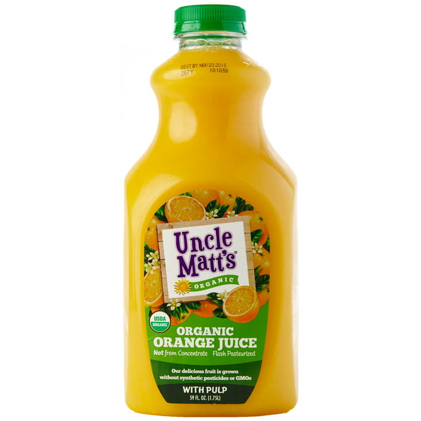 Uncle Matt's Orange Juice, Pulp, 59 Oz - Walmart.com ...
