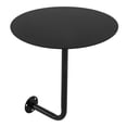 thumbnail image 5 of Round Dining Table Round L-Type Coffee Table Wall-Mounted Bar Table Bar Height Pub Table Counter Table Black for Home Office Living Room Small Space Kitchen Leisure, 5 of 21
