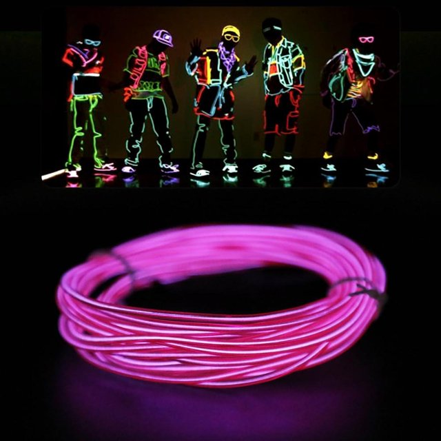 Cable de Luces LED Purplecrystal Morado Decoración para Navidad y Fiestas