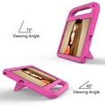 thumbnail image 3 of Allytech Kids Case for Samsung Galaxy Tab A7 10.4" 2020 Released SM-T500 T505 T507, EVA Rubber Silicone Reinforced Shockproof Kids Friendly Lightweight Folding Stand Drop Protection, Rose, 3 of 5