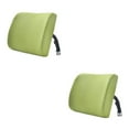 thumbnail image 2 of Transemion Relieve Back Pain Memory Cotton Lumbar Support Pillow Wide Application pea green 33x32x10cm 2Set, 2 of 6